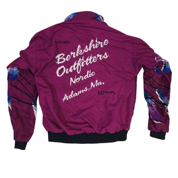 Vintage Vomax Ski Full Zip Jacket Team Berkshire Nordic Large L Made In USA - Picture 8 of 9